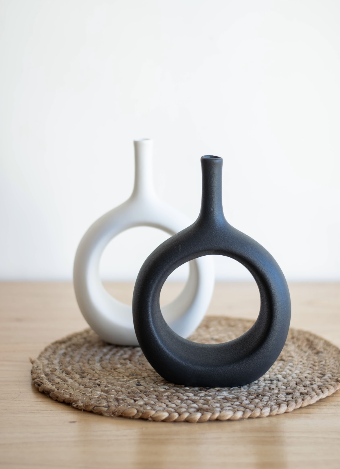 Florerio linea Santorini Black (chico)