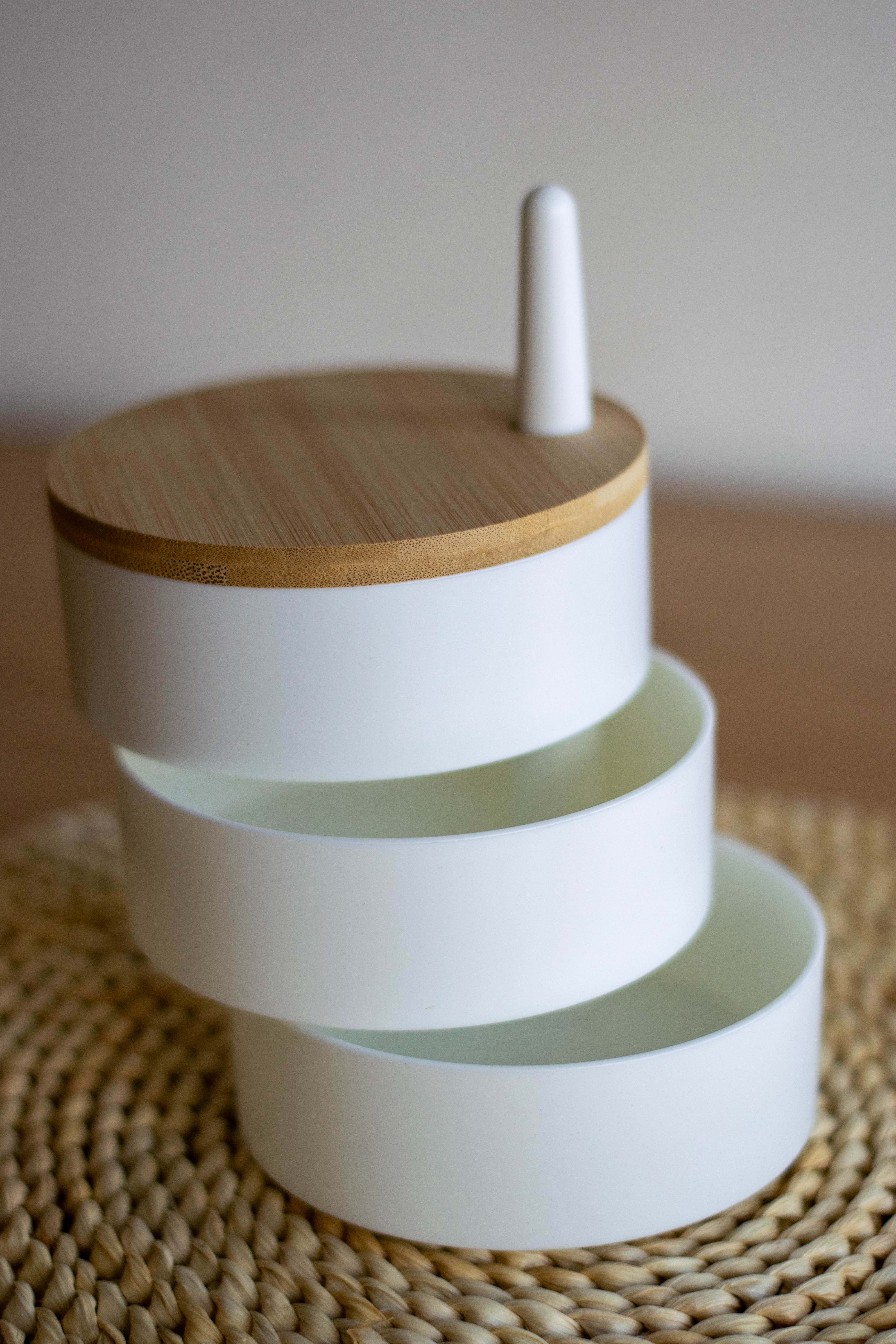 Organizador tres pisos (plástico)