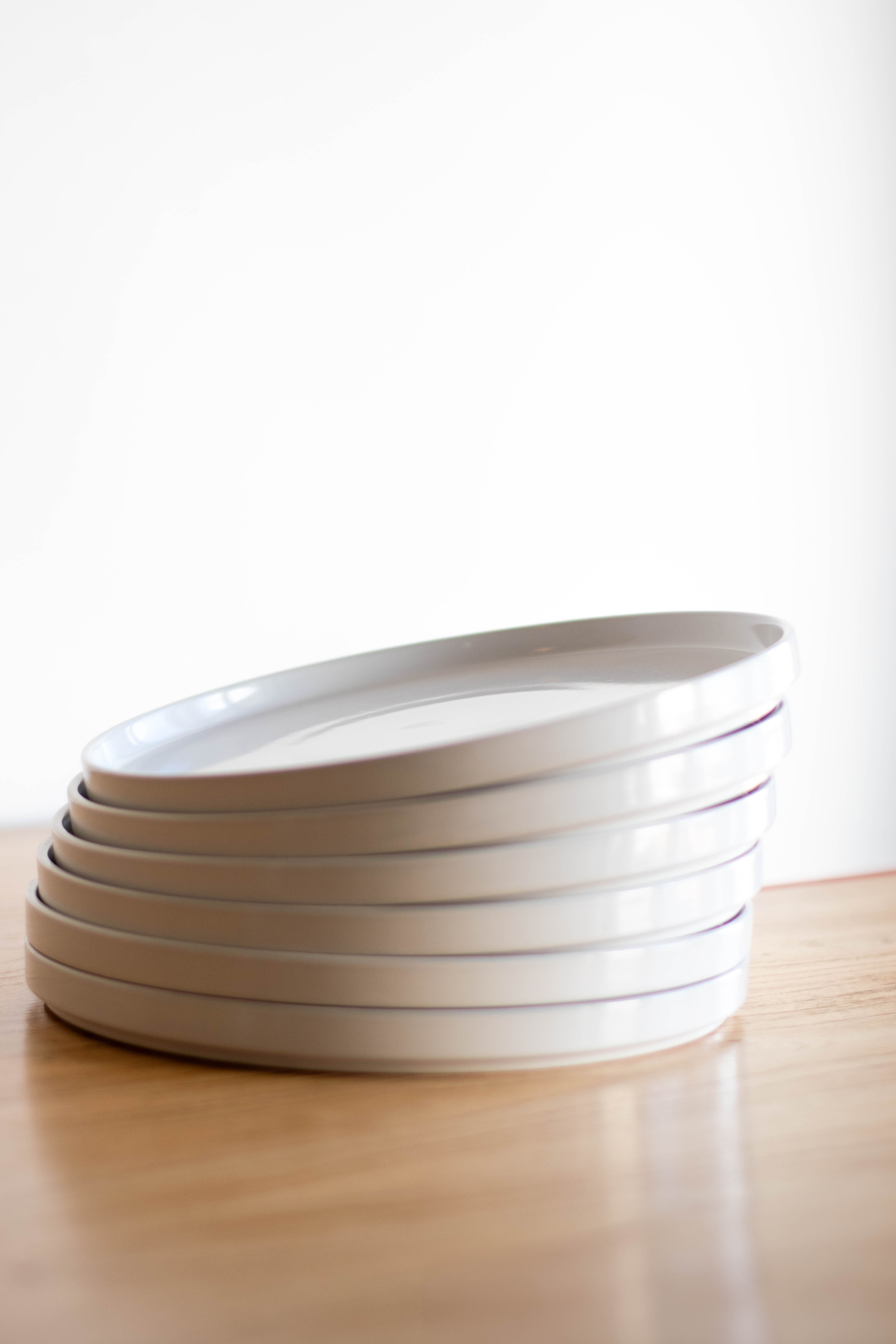 Plato cerámica - linea mediterraneao white (Grande)