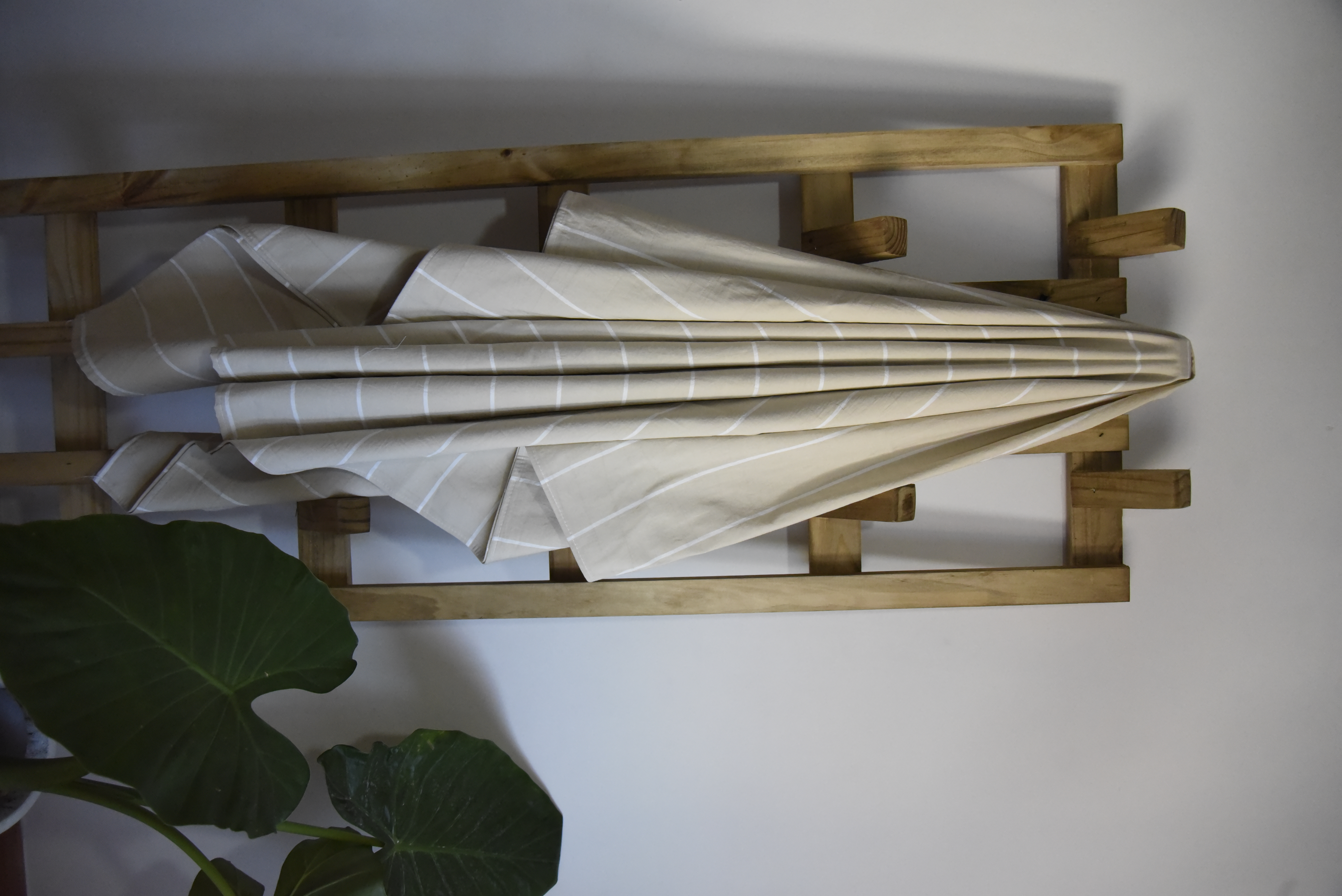 Mantel rayado (tusor)